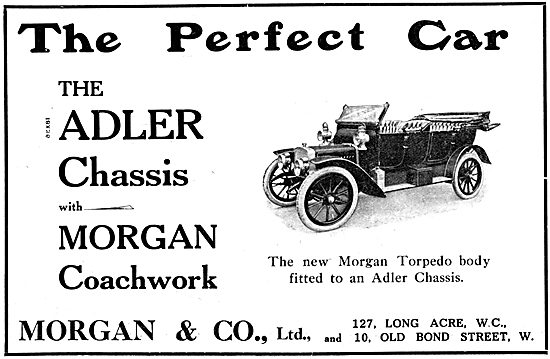 Adler Morgan Torpedo Body Car 1912                               