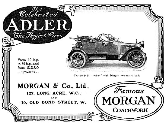 Morgan & Co - Adler Morgan 10HP Motor Car 1913                   