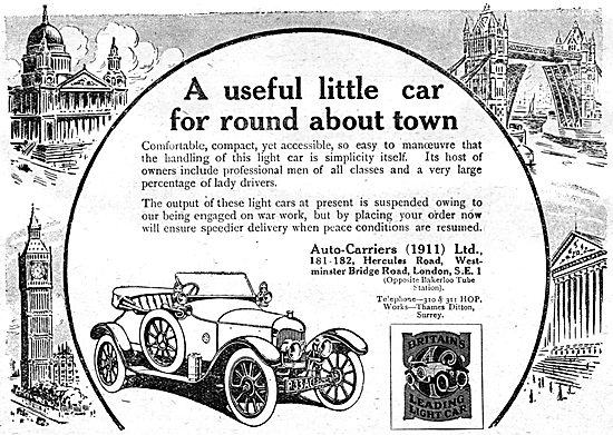 Auto-Carriers. Thames Ditton.  A.C.Cars                          