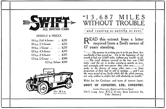 Swift Motor Cars                                                 