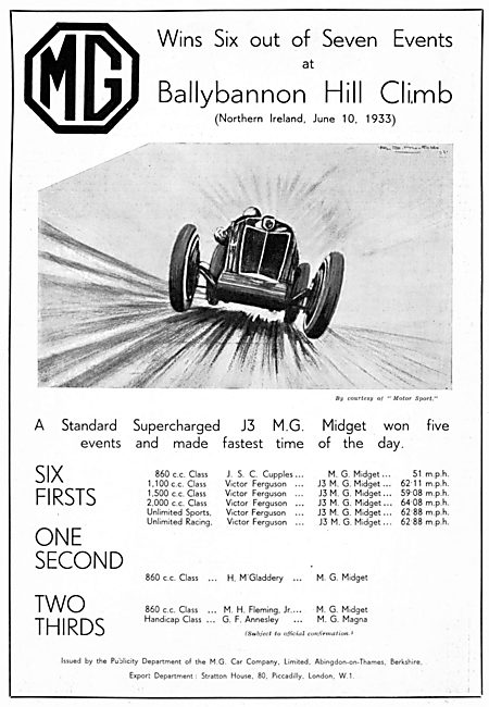 MG Midget 1933                                                   