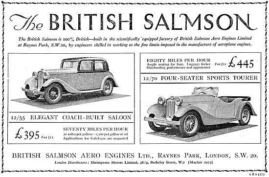 British Salmson 12/55 : British Salmson 12/70                    