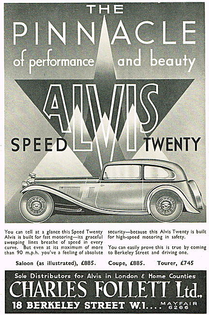 Alvis Speed Twenty Car                                           