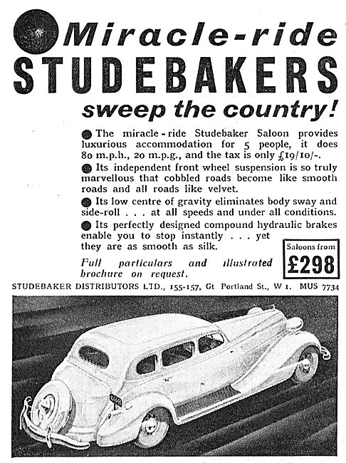 Miracle-Ride Studebaker Saloon Car - £298.00                     