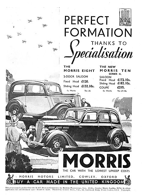 Morris Motors - 1935 Morris Eight Morris Ten Series II           