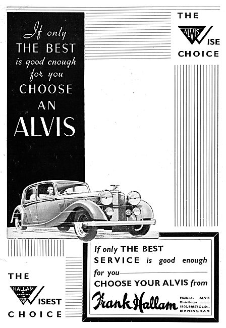 Frank Hallam Bristol St Birmingham - Alvis Cars                  