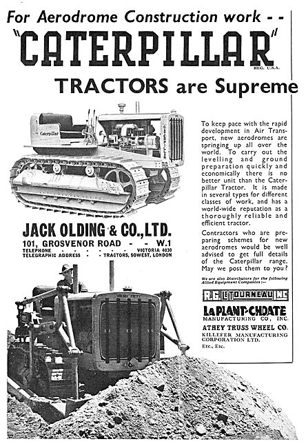 Caterpillar Tractors - Distributors. Athey Truss Wheel Co        