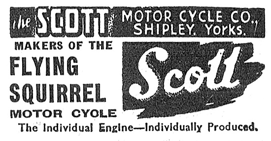 The Scott Motor Cycle Company - Scott Flying Squirrel 1947       