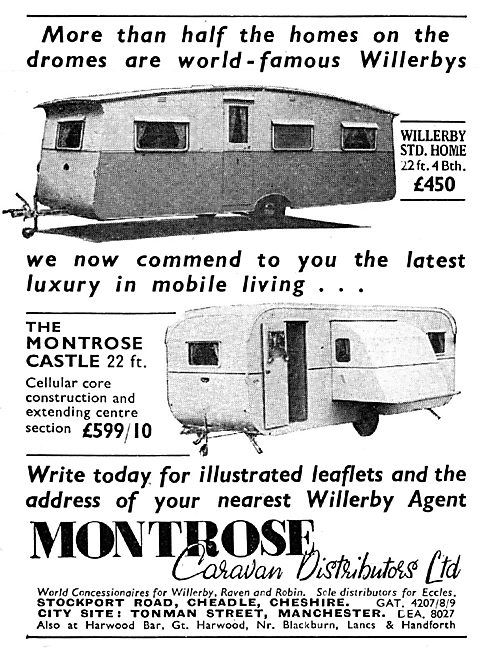  Montrose Caravan Distributors : Willerby Caravans               