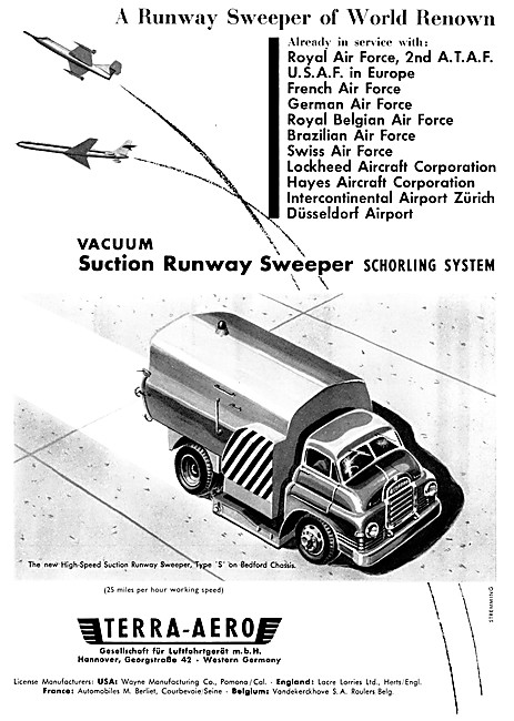 Terra-Aero Runway Sweepers                                       