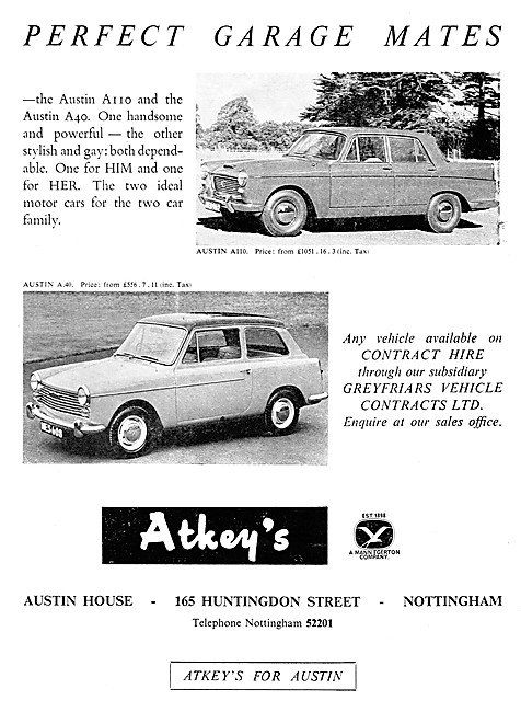 Austin A110 - Auston A40. 1963                                   