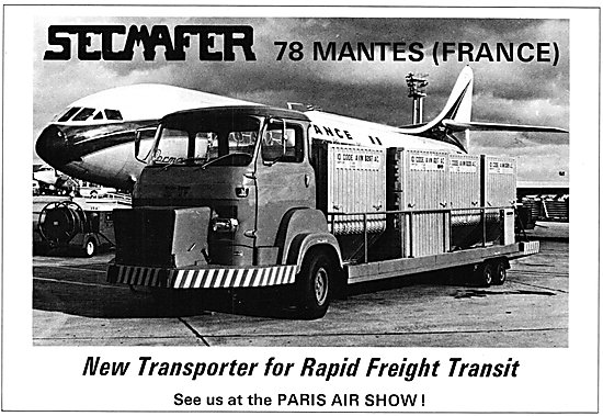 Secmafer Aircraft Freight Transporter vehicles                   