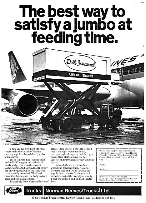Ford Commercial Vehicles Airport Services Vehicles 1974          