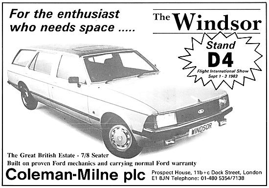 Ford Granada Windsor Estate Car 1983                             