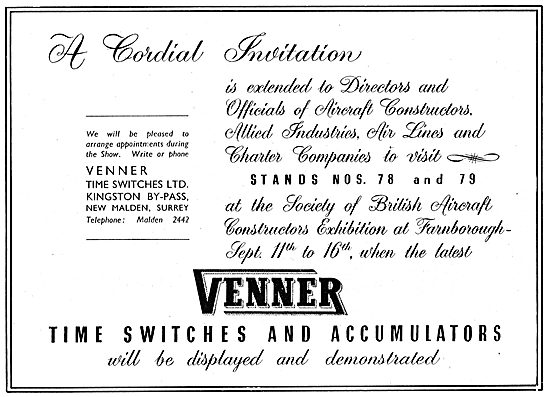Venner Time Switches & Accumulators                              