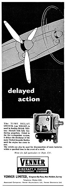 Venner Time Delay Switches & Aircraft Switches                   
