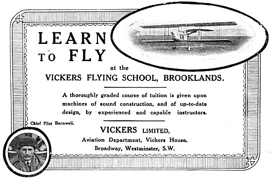 Vickers Flying School Brooklands                                 