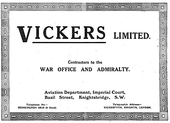 Vickers Ltd Aviation Department                                  