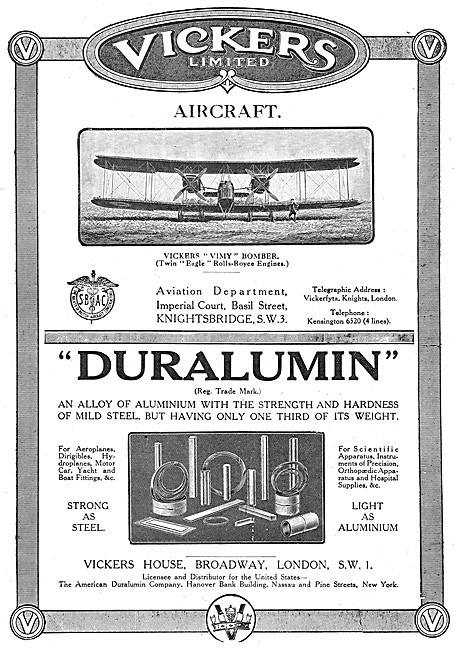 Vickers Vimy - Vickers Duralumin                                 