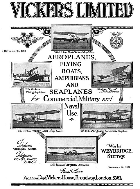 Vickers Flying Boats                                             