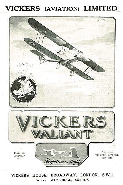 Vickers Valiant General Purpose Biplane                          