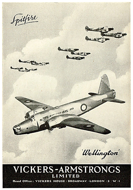 Vickers-Armstrongs Wellington - Supermarine Spitfire             