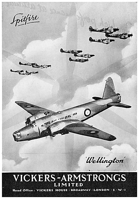 VickersVickers-Armstrongs Wellington -  - Supermarine Spitfire   
