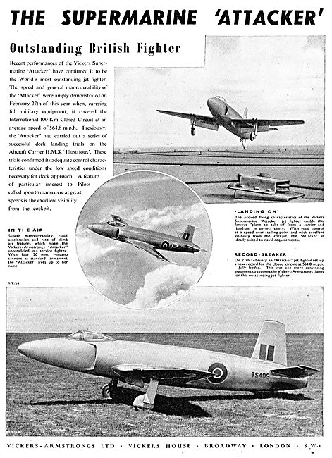 Vickers-Armstrongs: Supermarine Attacker                         