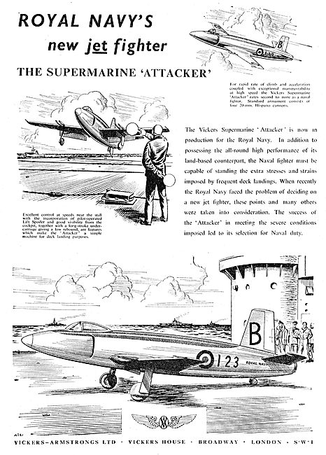 Vickers-Armstrongs Supermarine Attacker                          