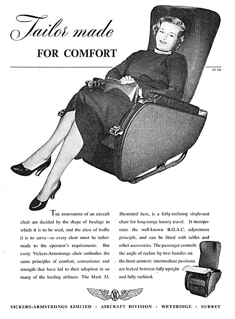 Vickers-Armstrongs Aircraft Seating                              