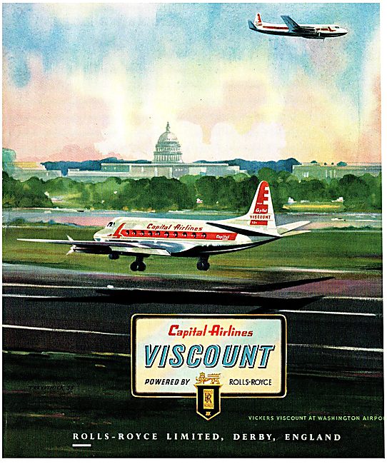 Vickers Viscount Capital Airlines                                