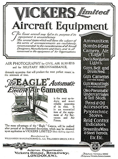 Vickers - Eagle Automatic Electric Air Camera                    