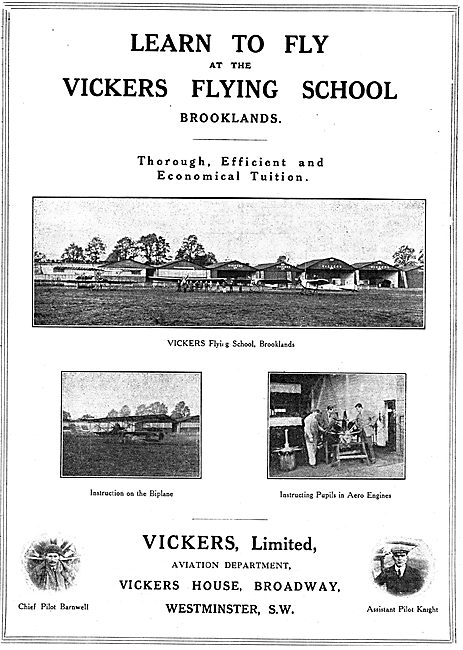 Efficient & Economical Tuition At The Vickers Flying School      