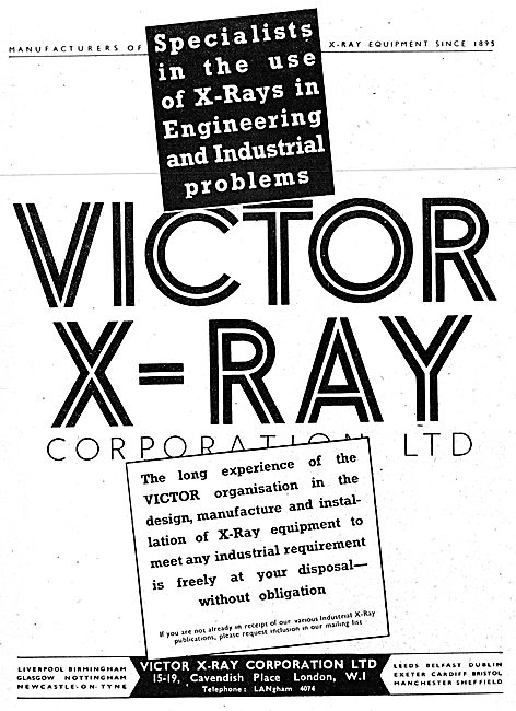 Victor X-Ray Industrial X-Ray Equipment                          