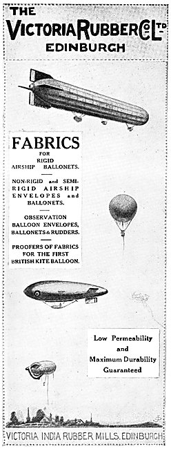 Victoria Rubber Fabrics For Airships & Balloons                  