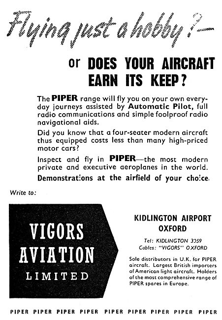 Vigors Aviation - Piper  Automatic Pilot                         