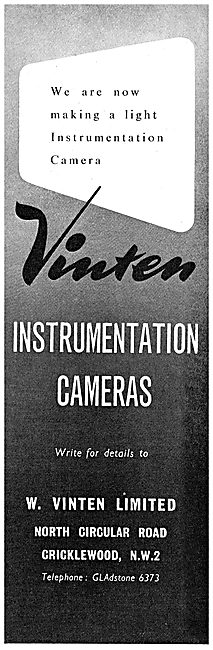 Vinten Aircraft Reconnaisance & Recording Cameras                