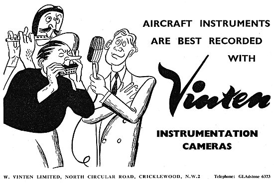 Vinten Aircraft Reconnaisance & Recording Cameras                