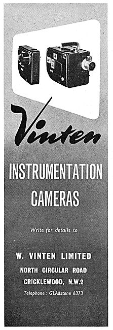 Vinten Aircraft Reconnaisance & Recording Cameras                