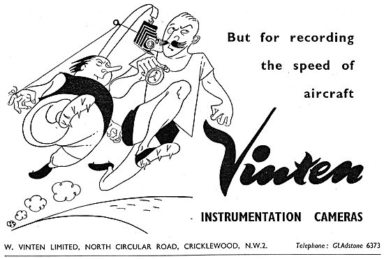 Vinten Aircraft Reconnaisance & Recording Cameras                