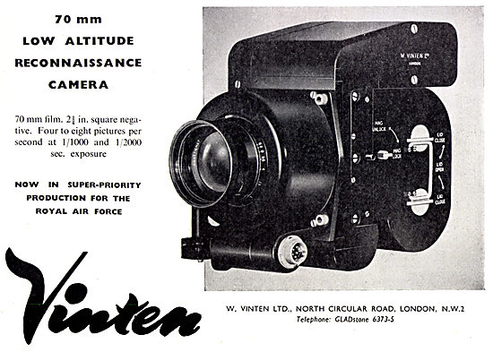 Vinten 70mm Low Alitiude Reconnaissance Camera                   