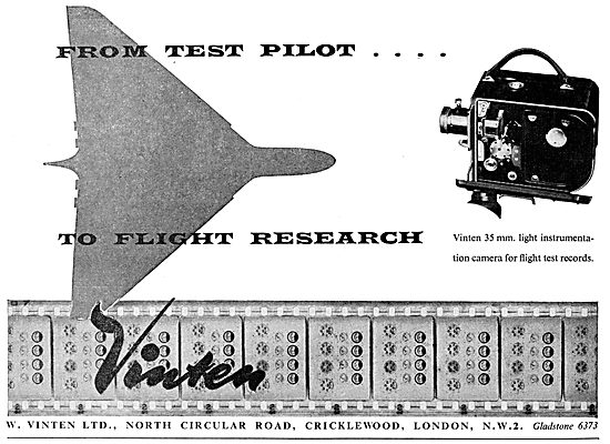 Vinten Aircraft Reconnaisance & Recording Cameras                