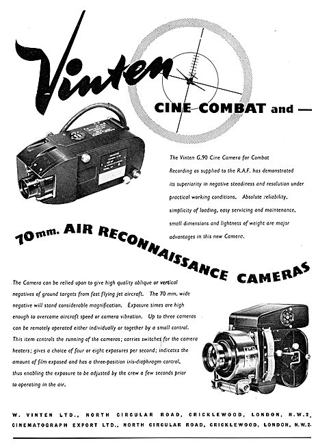 Vinten G.90 Cine Camera For Combat Recording                     