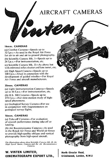 Vinten Aircraft Cameras                                          
