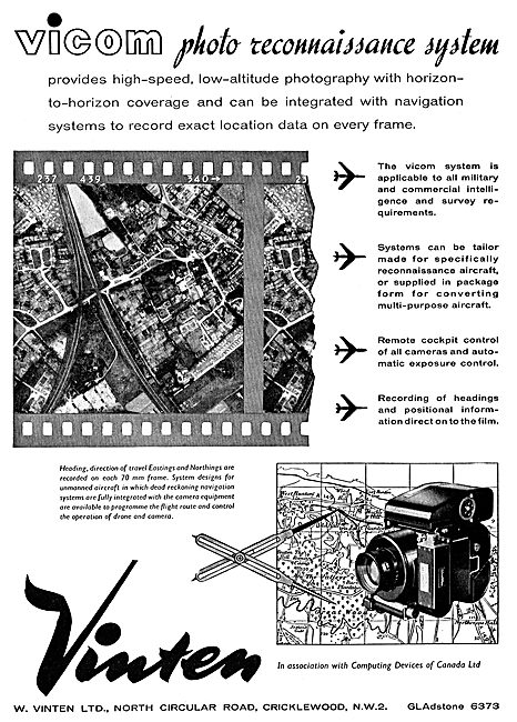 Vinten Aerial Photo Reconnaissance Systems                       