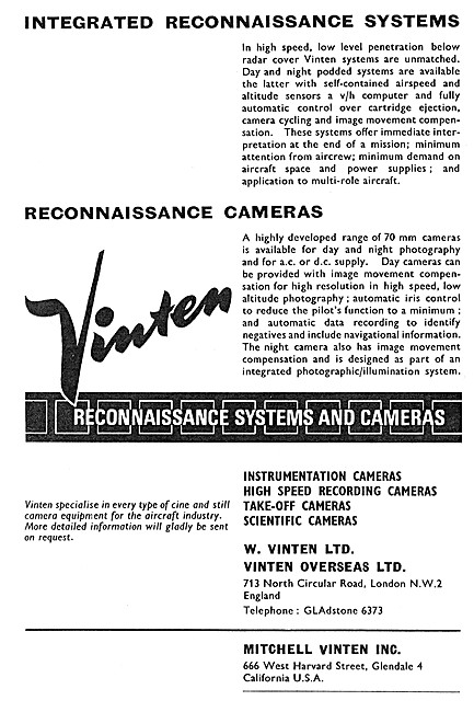 Vinten Reconnaissance Systems & Cameras                          