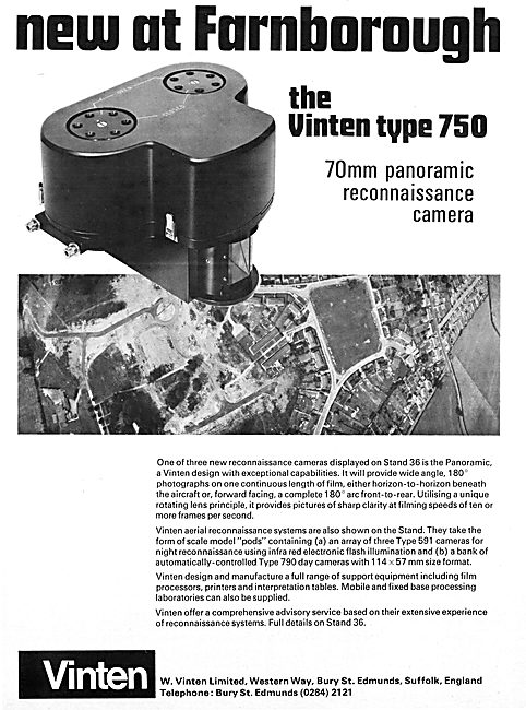 Vinten Type 750 70mm Panaoramic Reconnaissance Camera            
