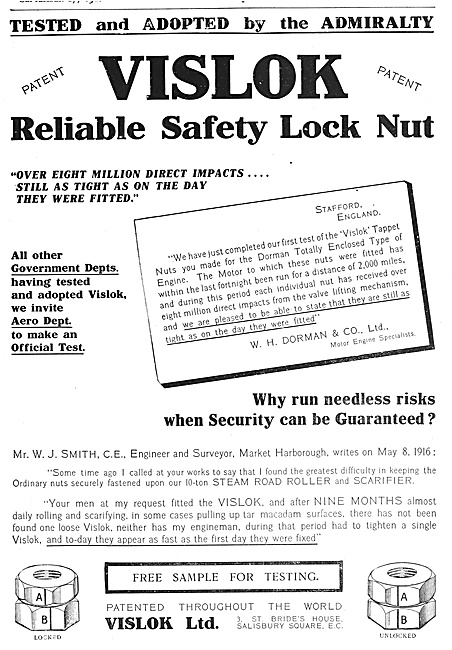 Vislok Safety Lock Nuts                                          