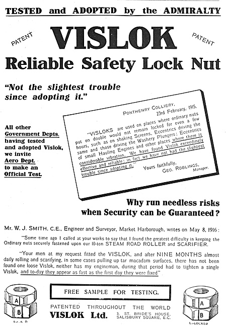 Vislok Safety Lock Nuts                                          