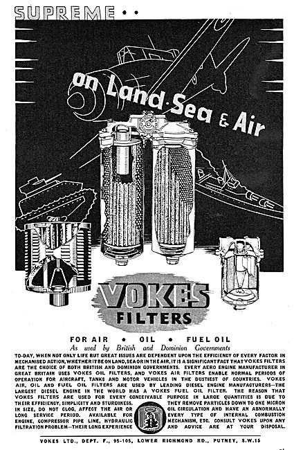 Vokes Air, Fuel & Oil Filters                                    